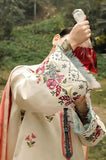 Zara shahjhan embroided Sleeves lawn 3pc