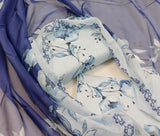 FLORAL DIGITAL PRINTED SWISS LAWN 3 PCS