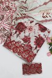 LAWN Fabric 3Pc Embroidered printed