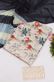 LAWN Fabric 3Pc Embroidered printed