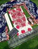 PURE LAWN 3PC EMBROIDERED
